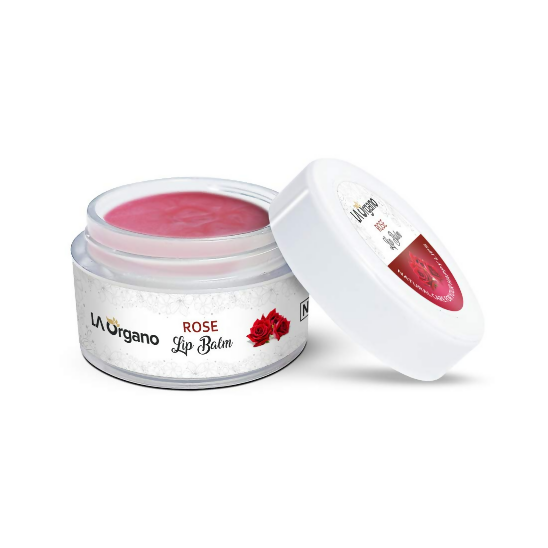 LA Organo Rose Lip Balm For Dry Chapped Lips