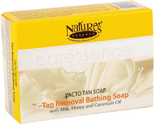 Nature's Essence Caressence Lacto Tan Removal Bathing Soap - BUDEN