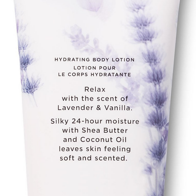 Victoria's Secret Lavender Vanilla Natural Beauty Hydrating Body Lotion