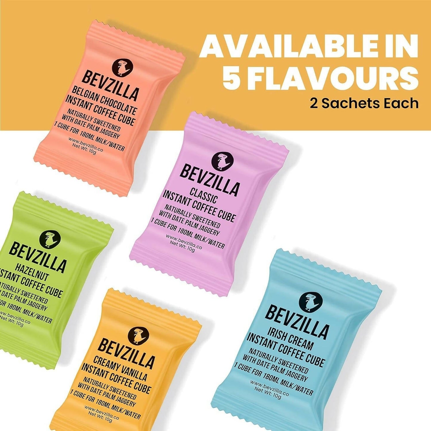 Bevzilla Assorted Flavours Coffee Cubes