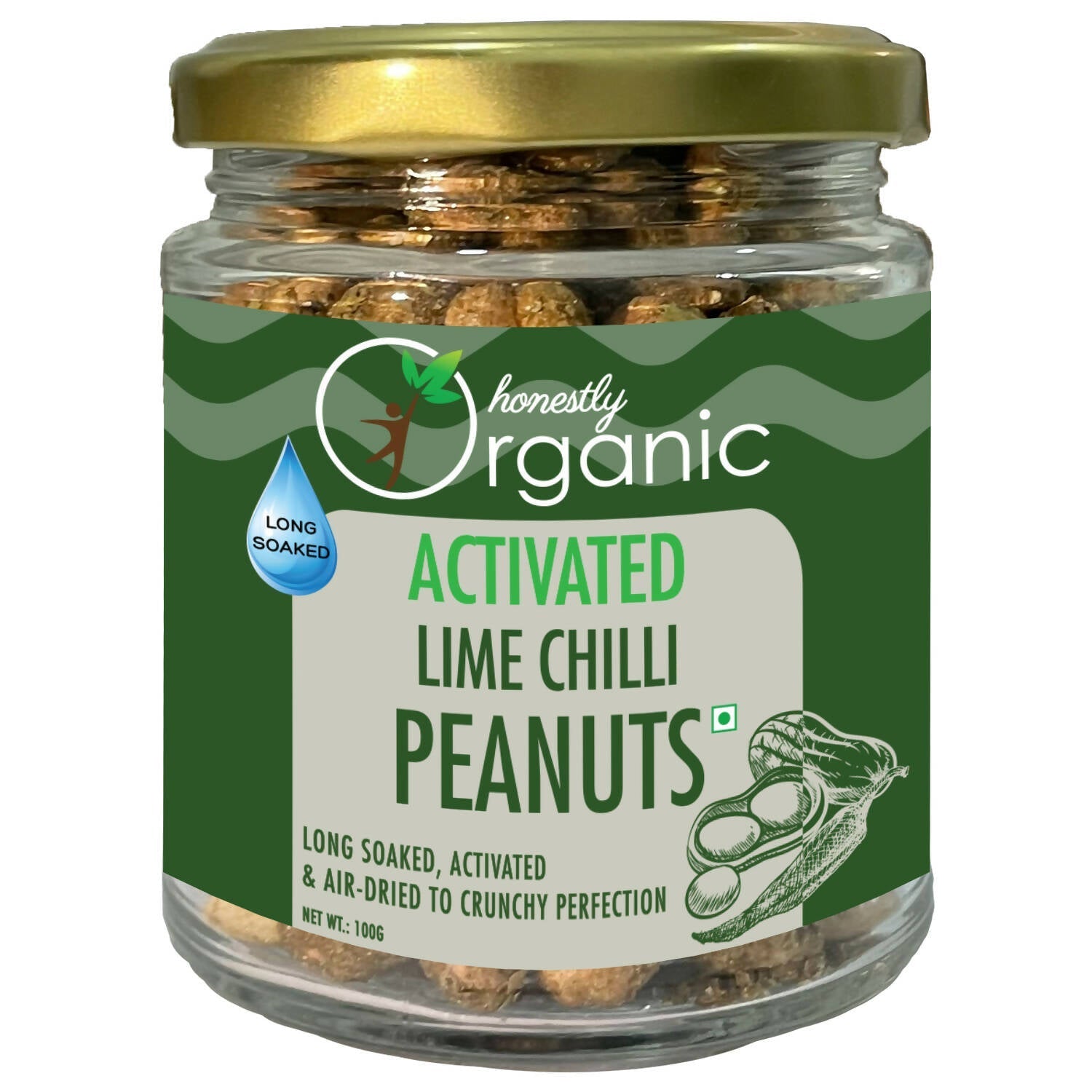 D-Alive Honestly Organic Activated Lime & Chilli Peanuts - buy in USA, Australia, Canada