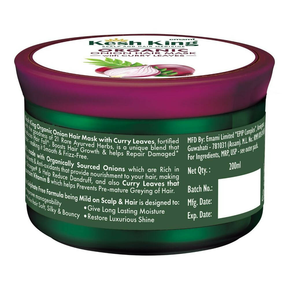 Kesh King Organic Onion Hair Mask With Curry Leaves