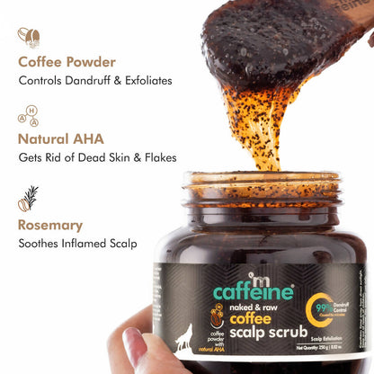 mCaffeine Raw Coffee Scalp Scrub