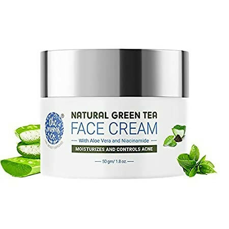 The Moms Co.Natural Green Tea Face Cream - BUDNE