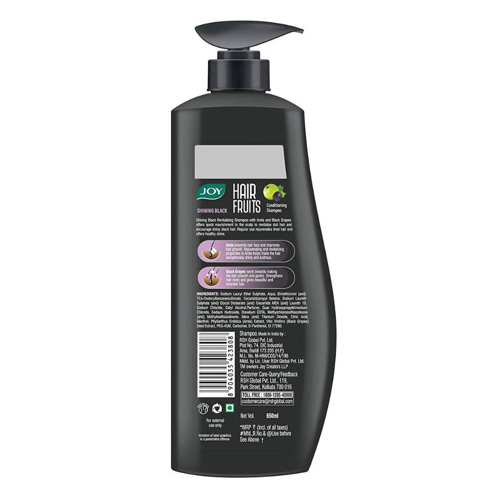 Joy Hair Fruits Shining Black Conditioning Shampoo