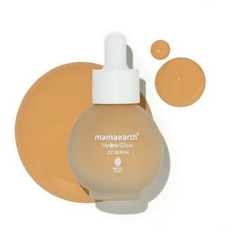 Mamaearth Hydra-Glow CC Serum With Vitamin C & Hyaluronic Acid-Peach