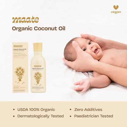 Maate Organic Coconut Oil | Extra Virgin Cold Pressed