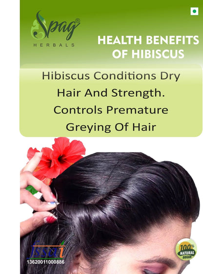 Spag Herbals Premium Hibiscus Leaf Powder