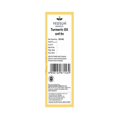Vedsun Naturals Turmeric/Haldi Oil Pure & Organic for Skin