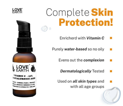 Love Earth Vitamin C 20%, E & Hydraulic Acid ??? Face Serum