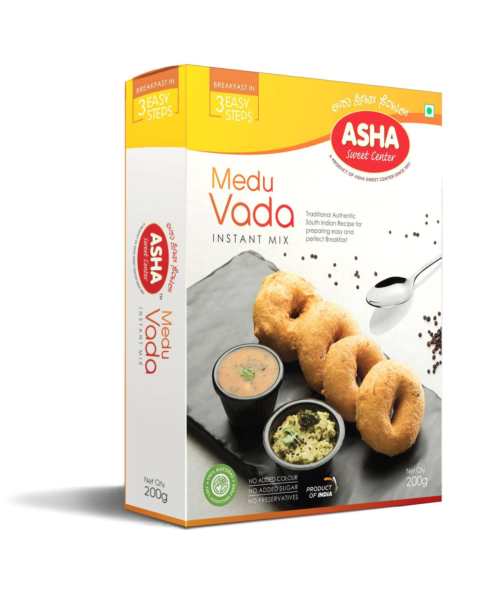 Asha Sweet Center Medu Vada Instant Mix - BUDNE