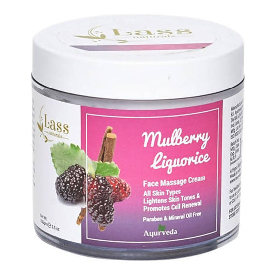 Lass Naturals Mulberry Liquorice Face Massage Cream - usa canada australia