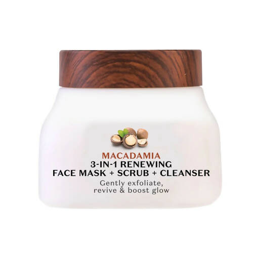 PureSense Macadamia 3 in 1 Renewing Face Mask, Scrub & Cleanser - usa canada australia