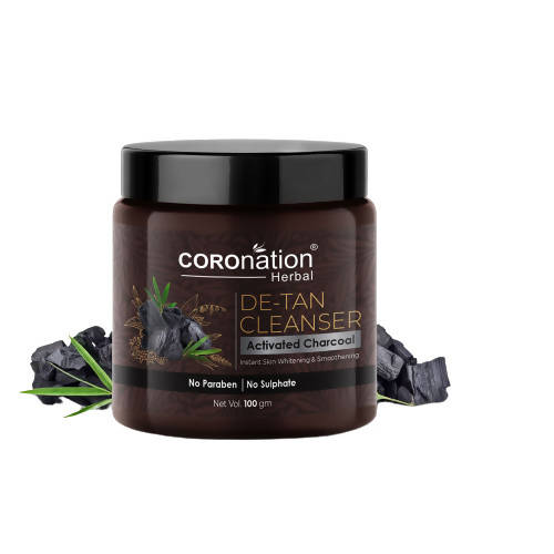 Coronation Herbal Activated Charcoal De-Tan Cleanser - usa canada australia