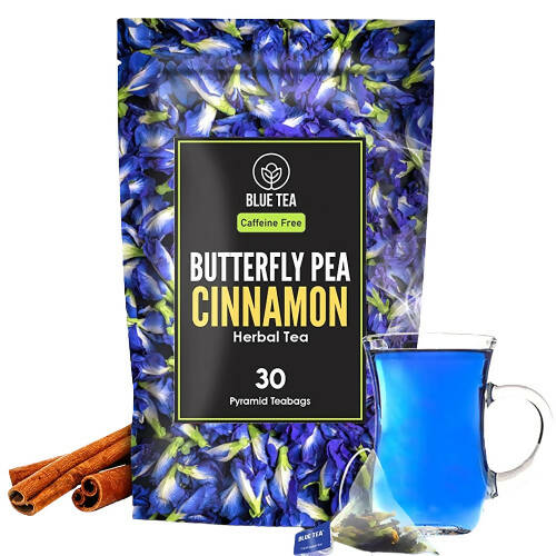 Blue Tea Butterfly Pea Cinnamon Herbal Tea Bags - buy in USA, Australia, Canada