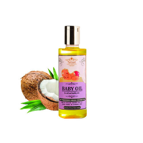 Tatsat Hot processed Pure Virgin New born baby massage Coconut Oil -  USA, Australia, Canada 