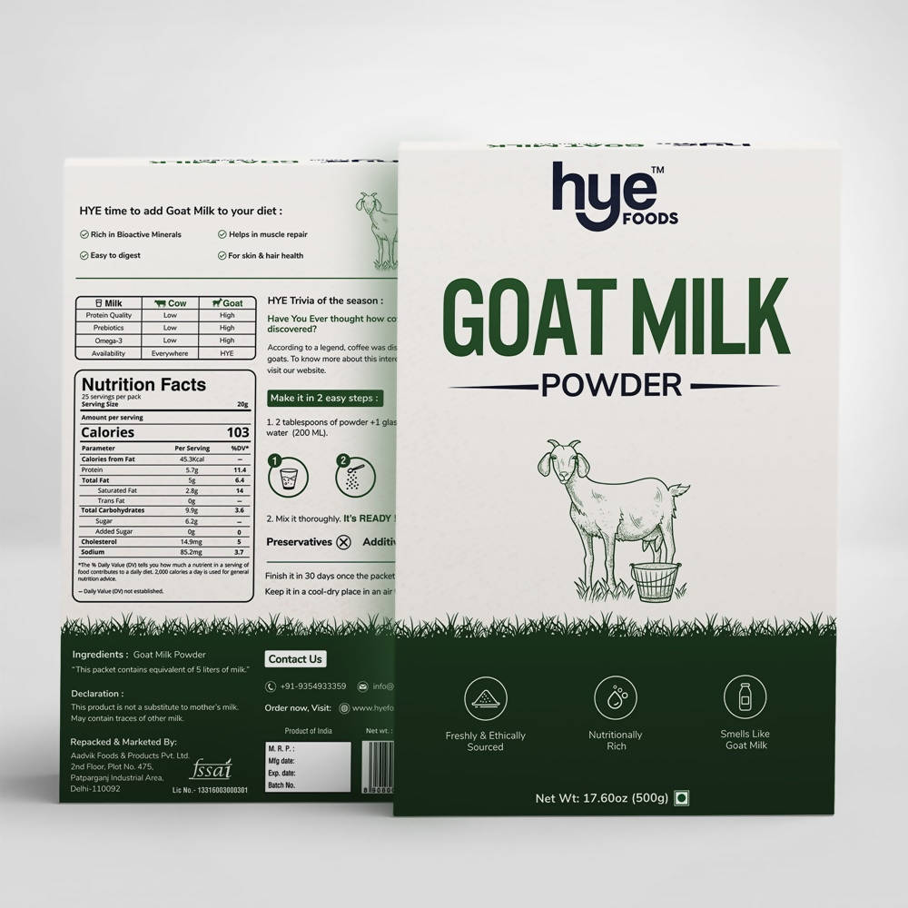 Aadvik Hye Foods Goat Milk Powder - buy in USA, Australia, Canada