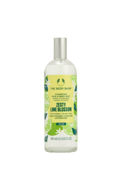 The Body Shop Zesty Lime Blossom Hydrating Face & Body Mist - usa canada australia