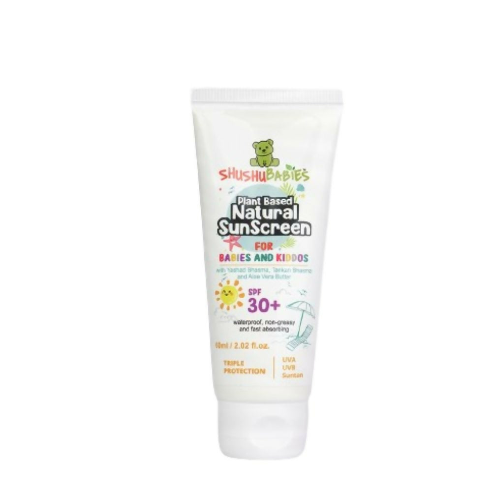 ShuShu Babies Sunscreen For Babies & Kids , SPF 30+ (under 0-12 Years)