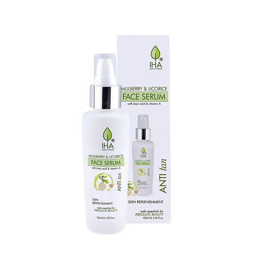 Iha Anti Tan Face Serum with Mulberry & Licorice - BUDNE