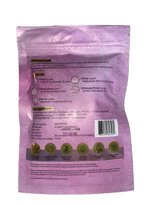 Vedic Valley Manicure and Pedicure Kit - Lavender and Chamomile
