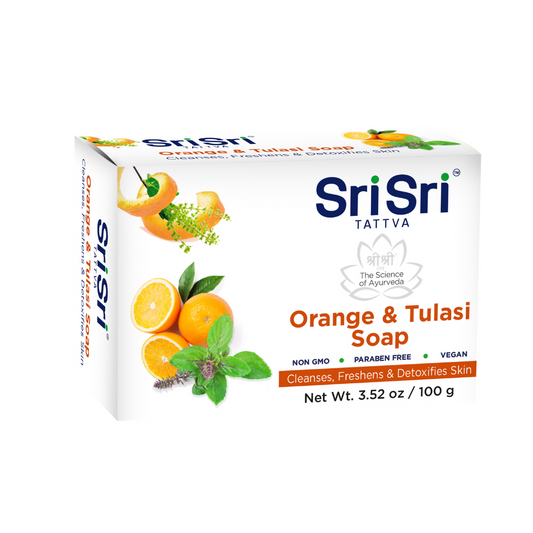 Sri Sri Tattva USA Orange & Tulasi Soap - BUDEN