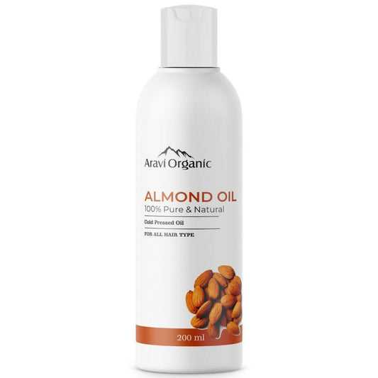 Aravi Organic 100% Pure Cold Pressed Badam Rogan Sweet Almond Oil - Buy in USA AUSTRALIA CANADA