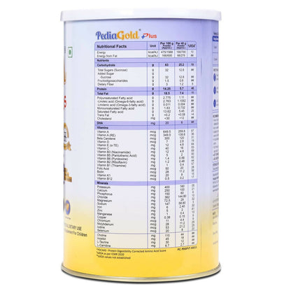 PediaGold Plus 100% Peptide Diet for Children - Vanilla Flavor