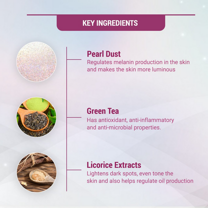 Lotus Herbals Radiant Pearl Cellular Lightening Facial Kit (170g)