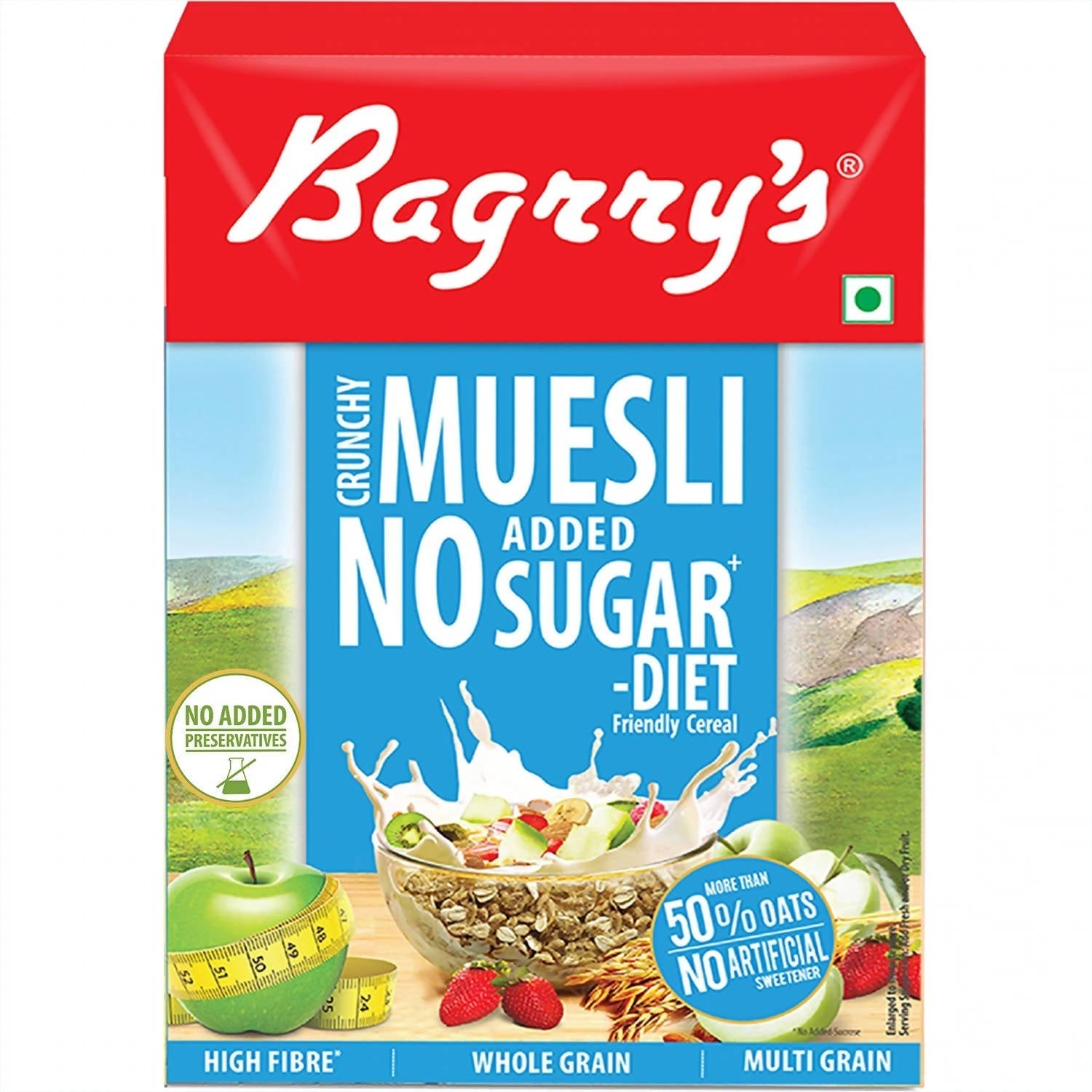 Bagrry's Crunchy Muesli - Sugar Free - BUDNE