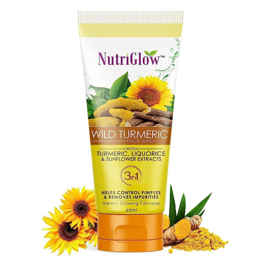 NutriGlow Wild Turmeric Face Wash - BUDNE