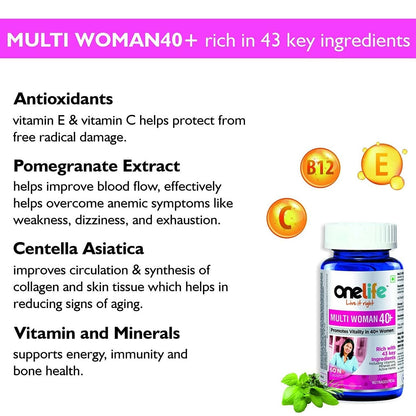 Onelife Multi Woman Multivitamin For 40+ Women Tablets