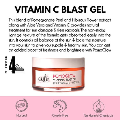 Auli Pomoglow Vitamin C Blast Face Gel