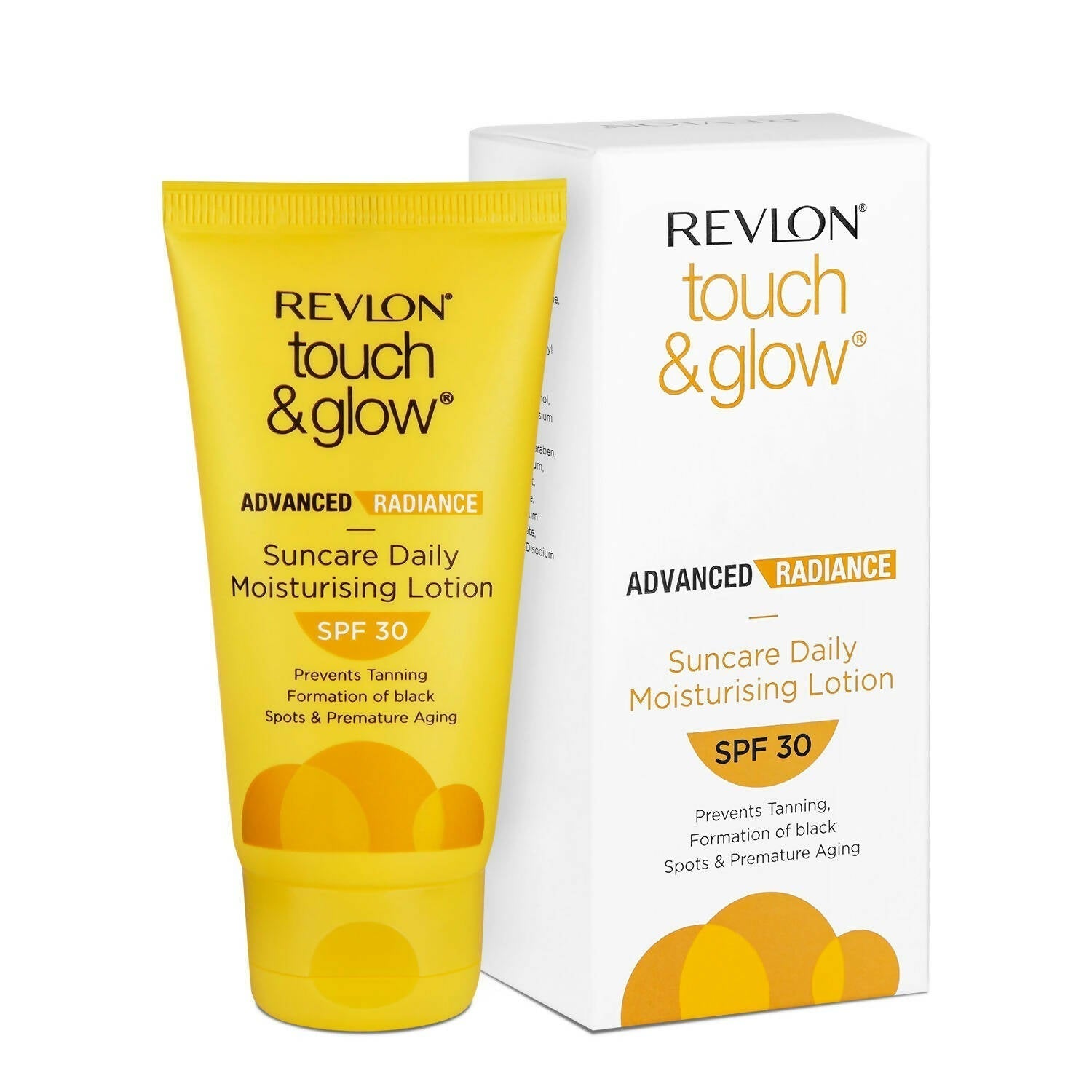 Revlon Touch & Glow Advanced Radiance Sun Care Daily Moisturizing Lotion SPF 30 - usa canada australia