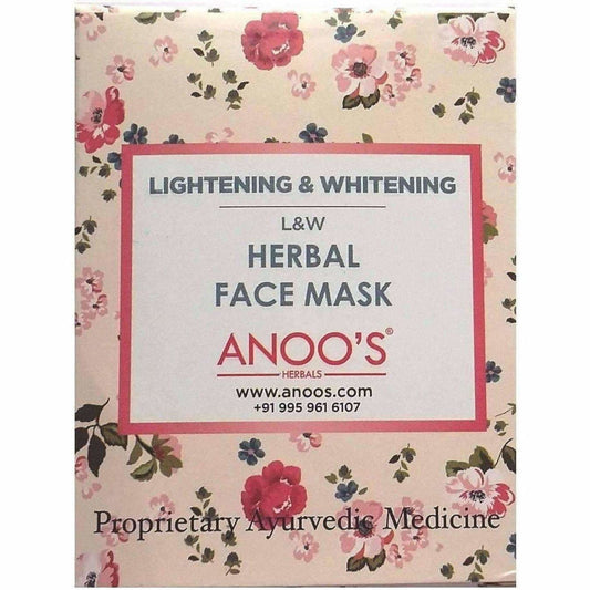 Anoos Herbal Lightning and Whitening Face Mask - BUDNE