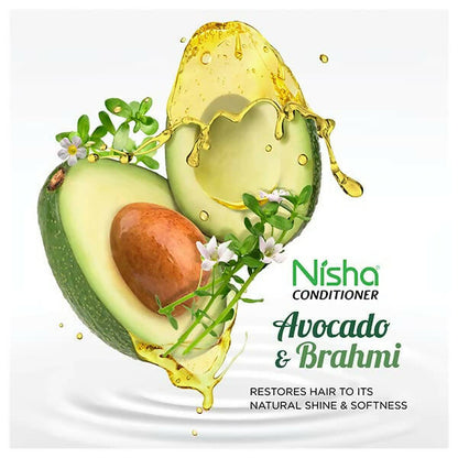 Nisha Healthy and Shiny Hair Conditioner with Avocado and Brahmi Oils