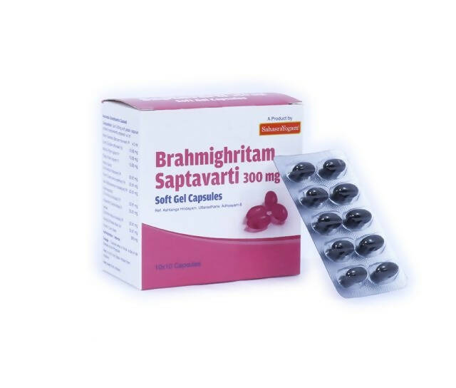 Sahasrayogam Brahmighritam Saptavarti Capsules - BUDEN
