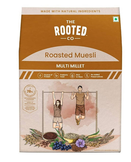 The Rooted Co Roasted Muesli Multi Millet - BUDNE