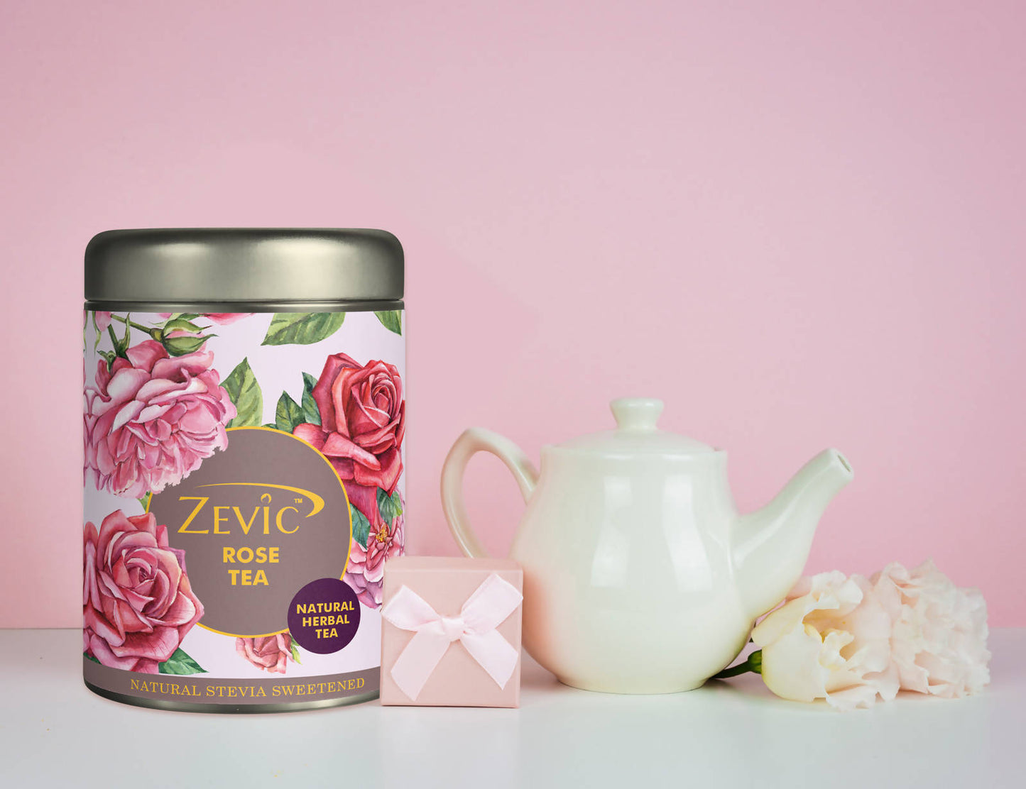 Zevic Premium Rose Herbal Green Tea