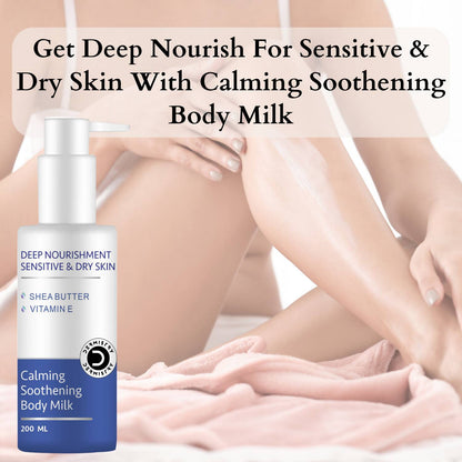 Dermistry Sensitive & Dry Skin Calming Body Butter & Body Milk Lotion