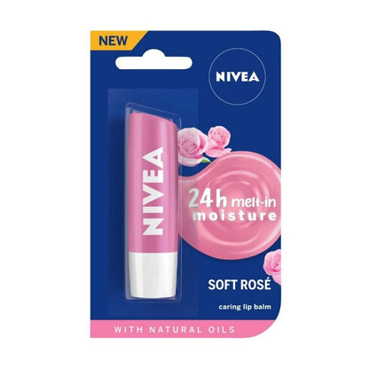 Nivea Lip Balm - Soft Rose