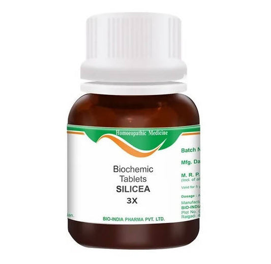 Bio India Homeopathy Silicea Biochemic Tablets