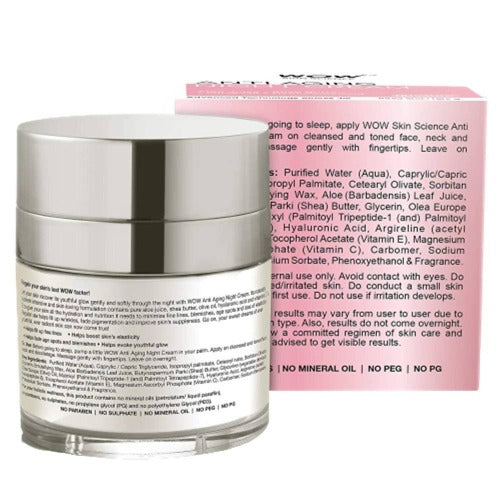 Wow Skin Science Anti Aging Night Cream