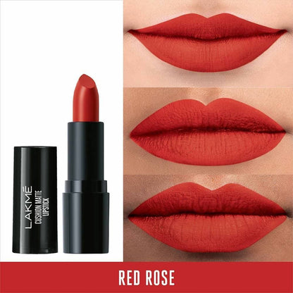 Lakme Cushion Matte Lipstick - Red Rose