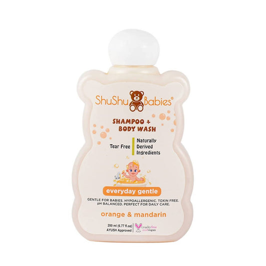 ShuShu Babies Shampoo + Body Wash Orange & Mandarin -  USA, Australia, Canada 