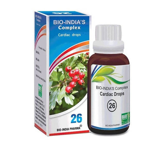 Bio India Homeopathy Complex 26 Cardiac Drops
