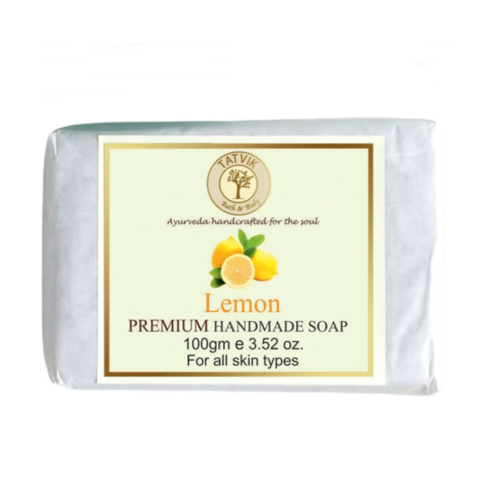 Tatvik Ayurveda Lemon Soap - BUDEN