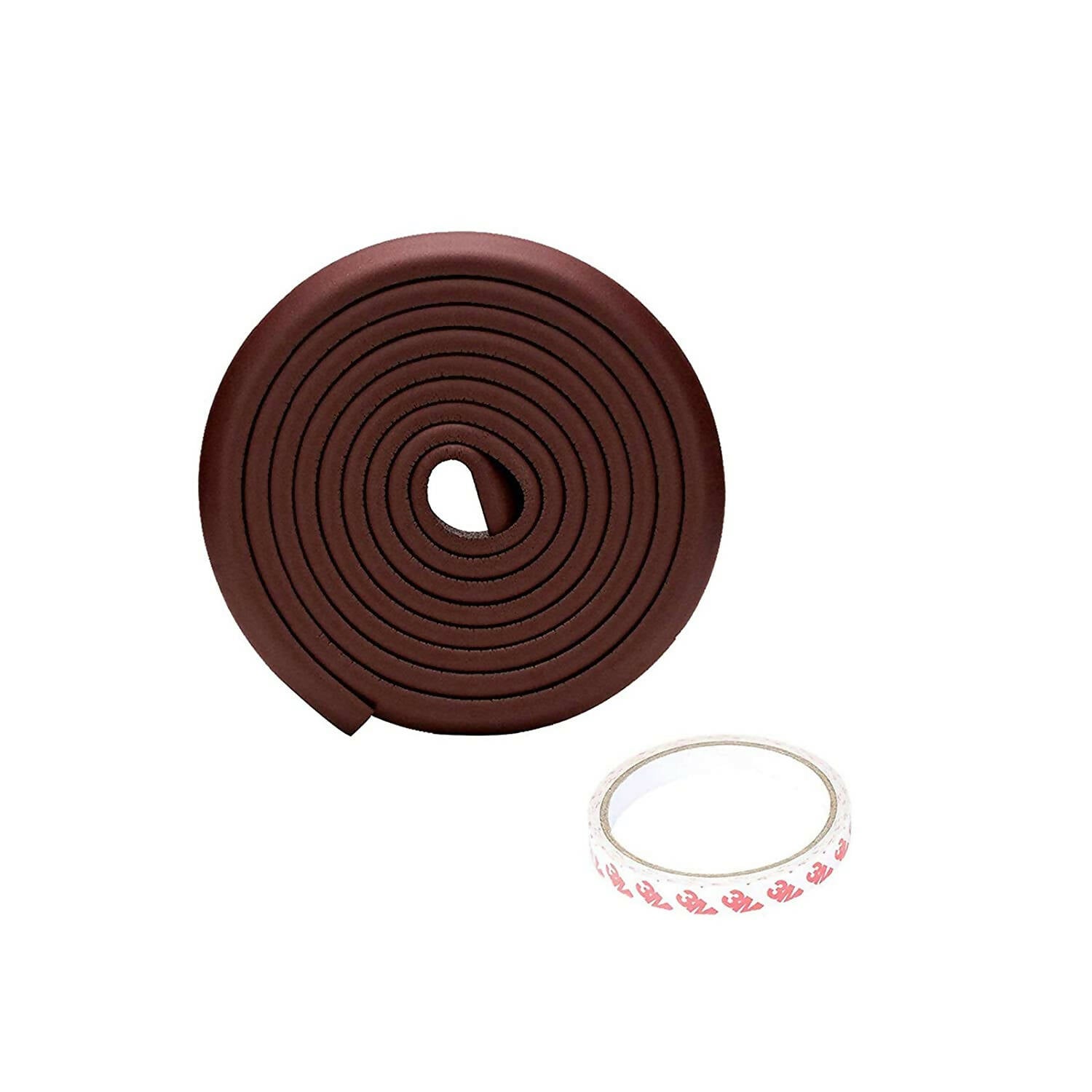 Safe-O-Kid High Density Edge Guards - 5 Mtr (Brown) For Kids Protection -  USA, Australia, Canada 