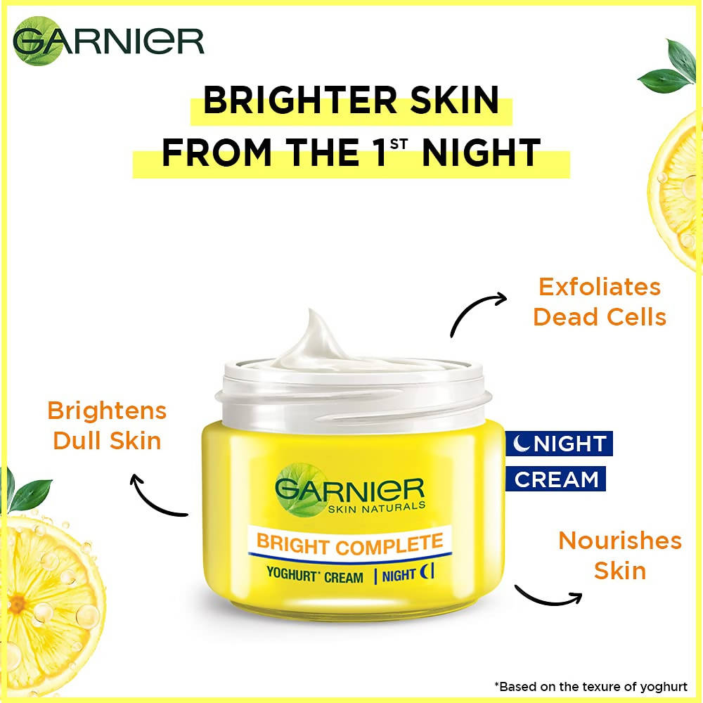 Garnier Bright Complete Vitamin C Yoghurt Night Cream