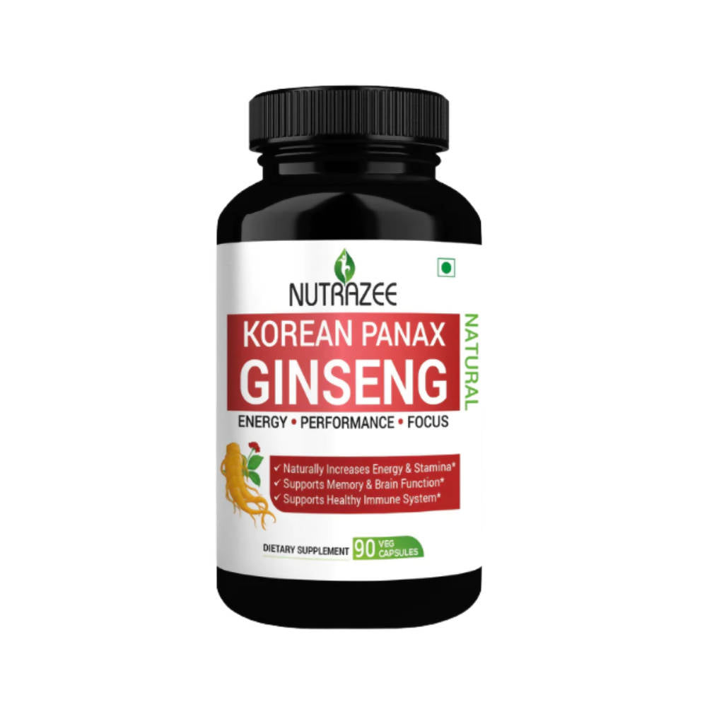 Nutrazee Korean Panax Ginseng Capsules - BUDEN